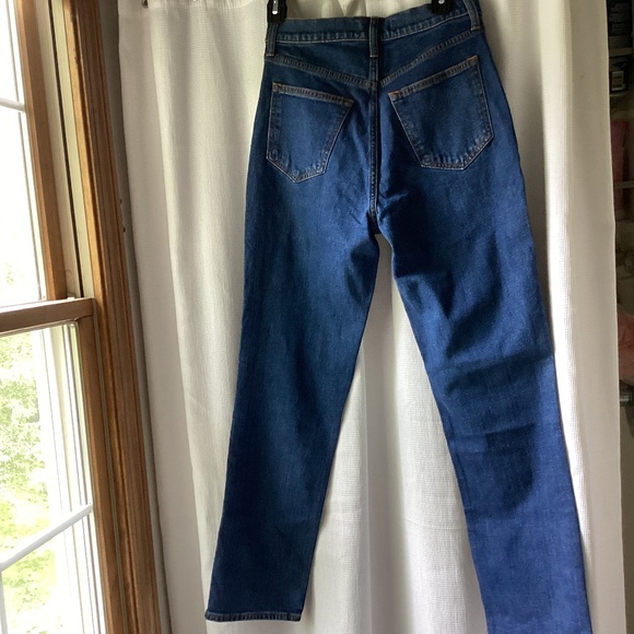 NWT Abercrombie & Fitch Curve Love Ultra High Rise The Ankle Straight Jean - Picture 3 of 6